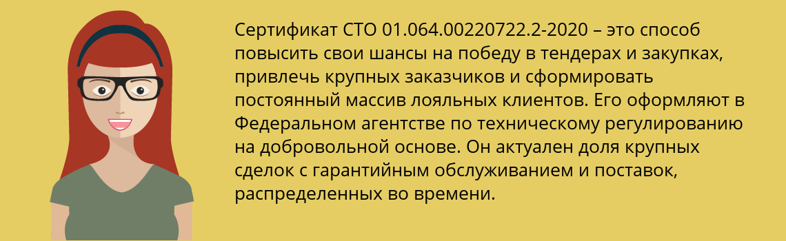 Получить сертификат СТО 01.064.00220722.2-2020 в Красноярск