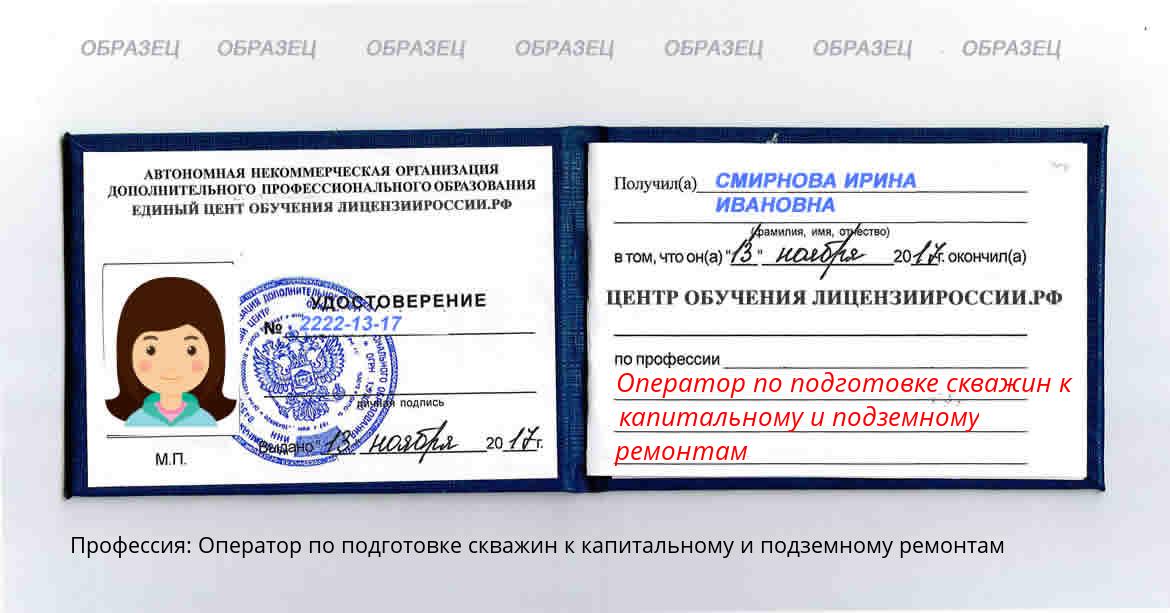 Оператор по подготовке скважин к капитальному и подземному ремонтам Красноярск